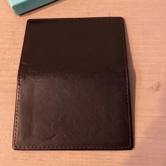 Tiffany & Co. Black Leather Card Holder - Picture 4 of 6